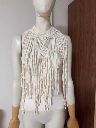 Bandana Macramé Algodón Reciclado