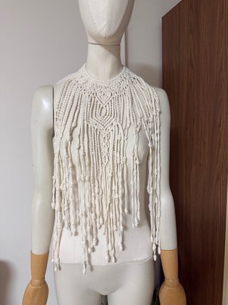 Bandana Macramé Algodón Reciclado