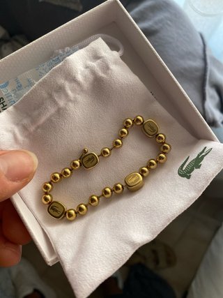 Pulsera Lacoste Dorada