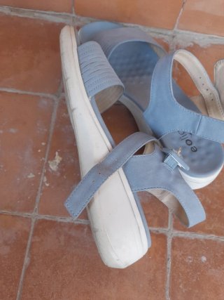 Sandalias azules talla 40