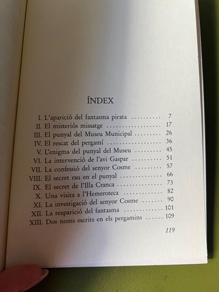 El misteriós punyal del pirata