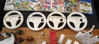 Lote Nintendo Wii: Consola, Juegos y Accesorios