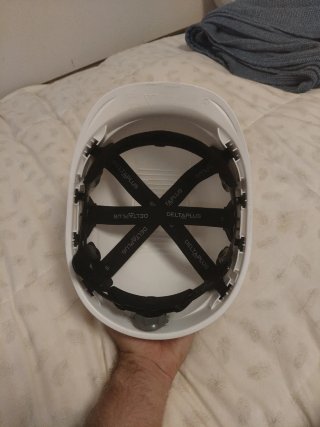 Casco de obra blanco certificado