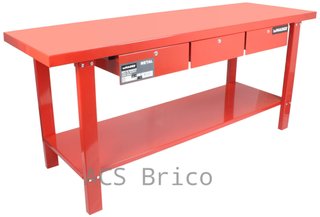 Banco Mesa Trabajo Metal 2000x640 mm - 65260 - Mader