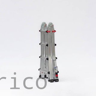 Escalera Telescópica Aluminio 6+6 Peldaños Teleflex
