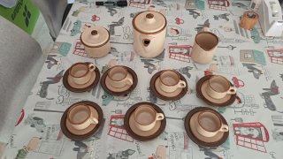 Juego de café de cerámica