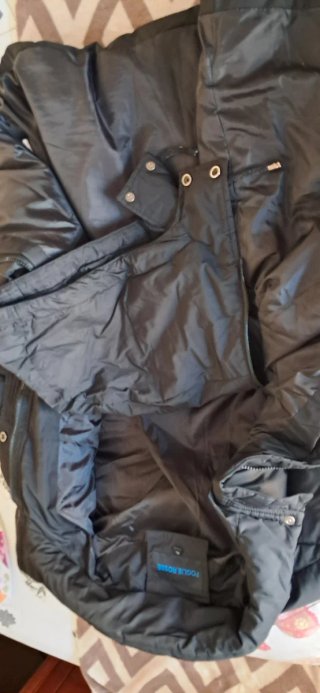 ABRIGO MUJER TIPO FOGLIE ROSSE NEGRO  XL