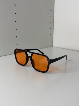 Occhiali da Sole Vintage Aviator Lenti Arancio