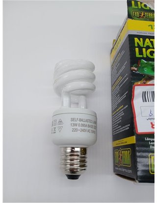 Exo Terra Daylight Lamp - Full Spectrum Daylight Lamp - Compact Lamp with a Natural Light Spectrum Ideal for All Reptiles and Amph