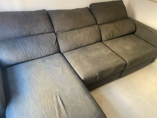 Sofá modular gris oscuro