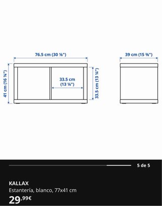Mueble Kallax 2 cestas mimbre y patas