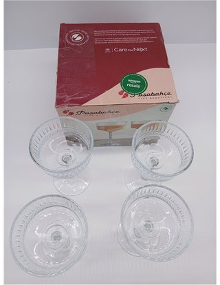 Pasabahce 471504 Elysia - Pack de 4 copas de champán - cristal - transparente - 26 cl