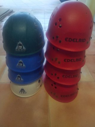Lote 8 Cascos Escalada Camp Edelrid