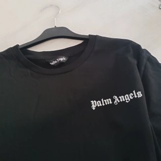 T-shirt Palm Angels uomo nera