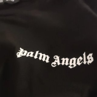 T-shirt Palm Angels uomo nera