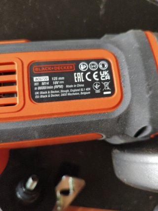 Amoladora Black+Decker 18V 8600rpm