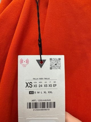 Traje Zara Naranja Nuevo