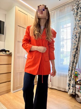 Traje Zara Naranja Nuevo