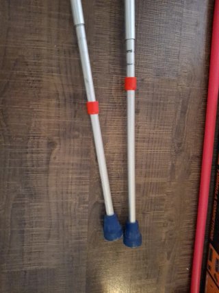 Muletas infantiles ajustables