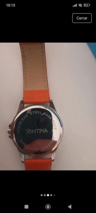 Reloj Pontina Correa Naranja