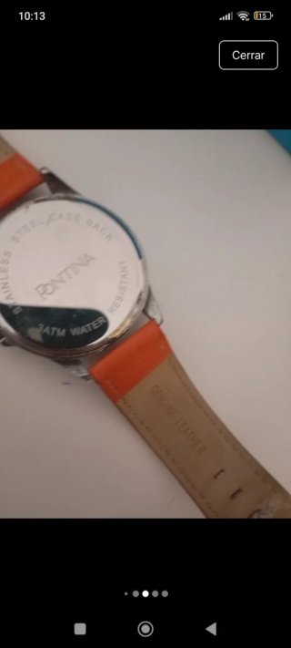 Reloj Pontina Correa Naranja