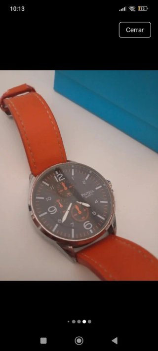 Reloj Pontina Correa Naranja