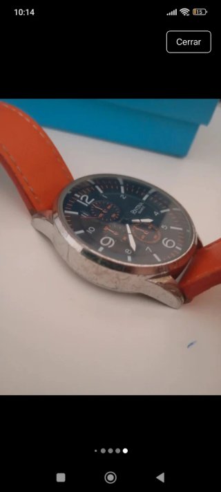 Reloj Pontina Correa Naranja
