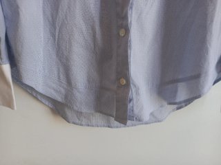 Massimo Dutti Camisa Rayas Azul y Blanca