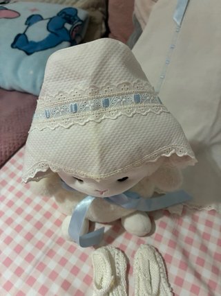 Vestido Ceremonia Bebé 6M con Patucos y Capota