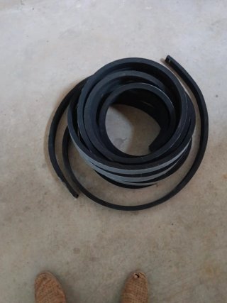 Tiras de perfil gomaespu epdm 40mm x 20 mm