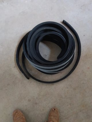 Tiras de perfil gomaespu epdm 40mm x 20 mm
