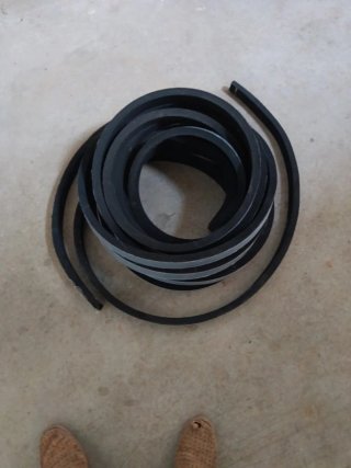 Tiras de perfil gomaespu epdm 40mm x 20 mm