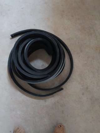 Tiras de perfil gomaespu epdm 40mm x 20 mm