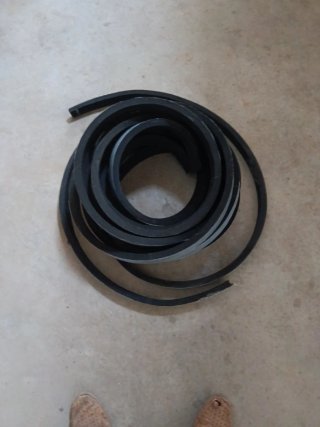 Tiras de perfil gomaespu epdm 40mm x 20 mm