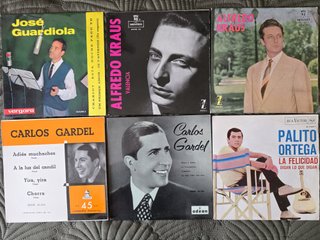 Lote 22 Vinilos 45 RPM Varios Estilos