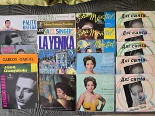 Lote 22 Vinilos 45 RPM Varios Estilos