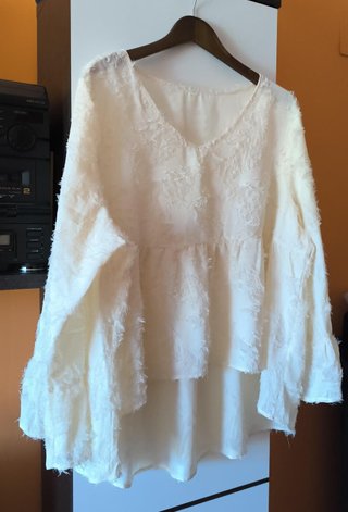 Blusa Shein Beige Talla XL