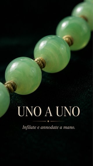 Collana jade glass antico anni '40 collier