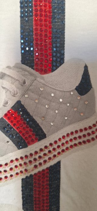 T-shirt ANNA PARRINI Collection stampa sneakers