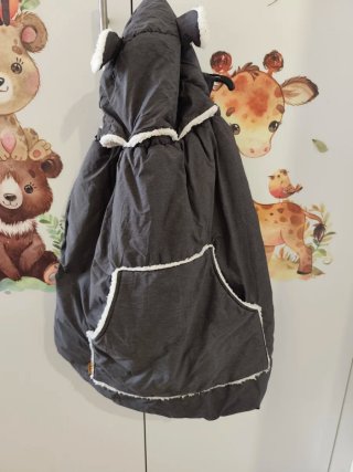 Funda cobertor portabebés gris