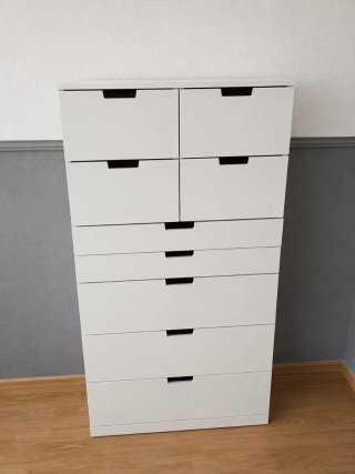 Cómoda Nordli Ikea Blanca