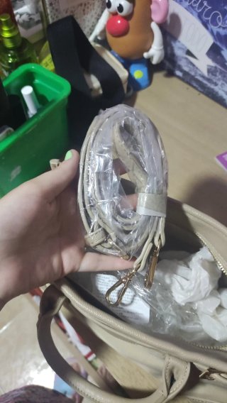 Bolso de mano beige elegante NUEVO