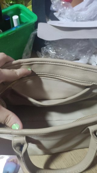 Bolso de mano beige elegante NUEVO