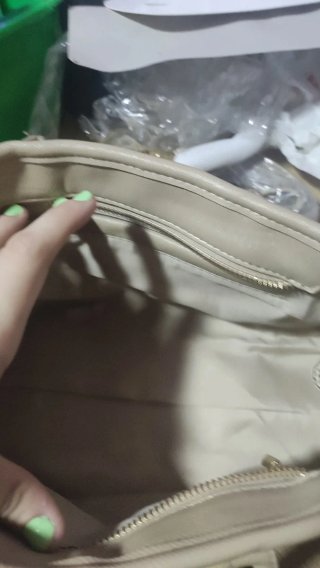 Bolso de mano beige elegante NUEVO