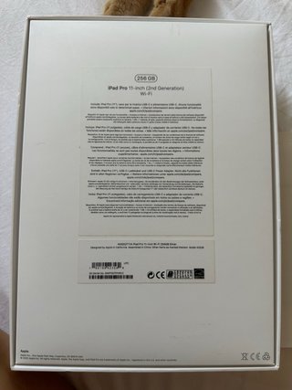 iPad Pro 11 2ª Gen Wi-Fi Plata con apple pencil