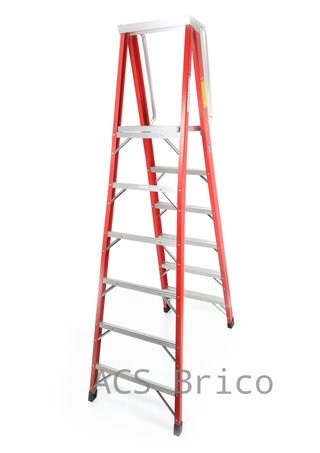 Escalera Fibra Tijera 2x6 - 1,71 Metros - 10402 - Mader