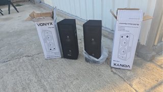 Pareja Altavoces Max MAX210 Negros