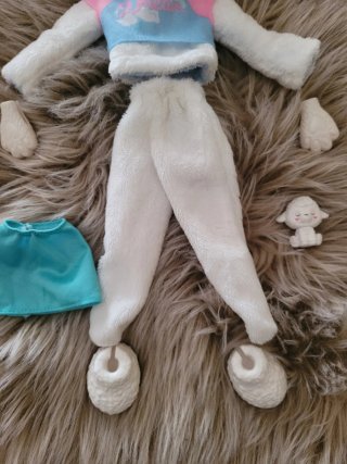 Disfraz Barbie oveja con ropa y accesorios