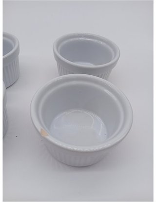 IBILI Ibili_230010 Ramekin Mould - White - 9 cm - Set of 4