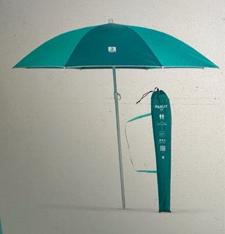 Sombrilla Decathlon (2 usos) grande 160 cm
